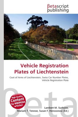 Vehicle Registration Plates of Liechtenstein