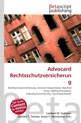 Advocard Rechtsschutzversicherung