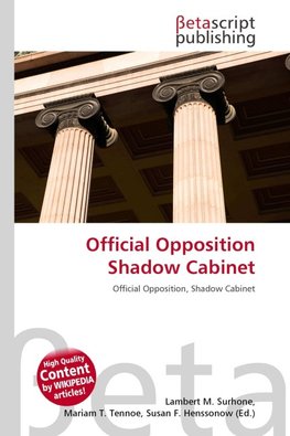 Official Opposition Shadow Cabinet