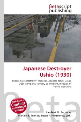 Japanese Destroyer Ushio (1930)