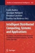 Intelligent Distributed Computing, Systems and Applications