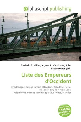 Liste des Empereurs d'Occident