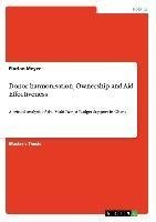 Donor harmonisation, Ownership and Aid Effectiveness