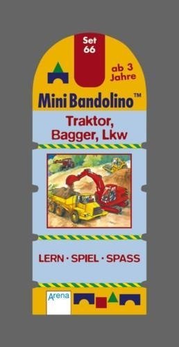 Mini Bandolino Set 66. Traktor, Bagger, LKW