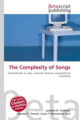 The Complexity of Songs
