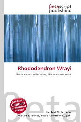 Rhododendron Wrayi