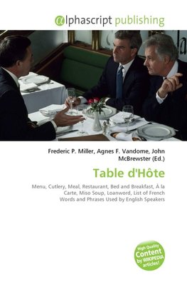 Table d'Hôte