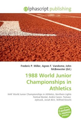 1988 World Junior Championships in Athletics