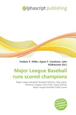 Major League Baseball runs scored champions