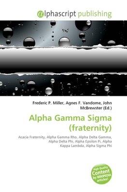 Alpha Gamma Sigma (fraternity)