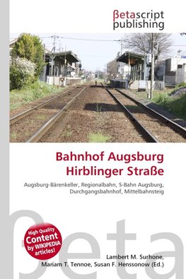 Bahnhof Augsburg Hirblinger Straße