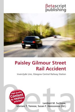 Paisley Gilmour Street Rail Accident