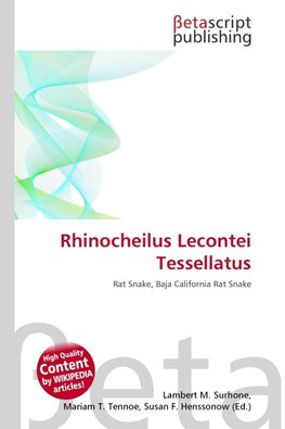 Rhinocheilus Lecontei Tessellatus