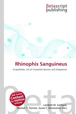 Rhinophis Sanguineus