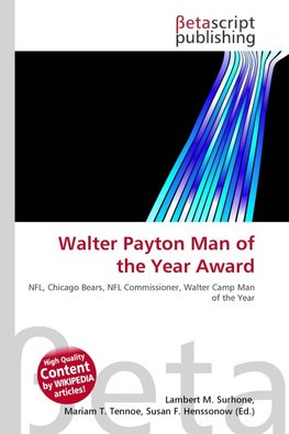 Walter Payton Man of the Year Award