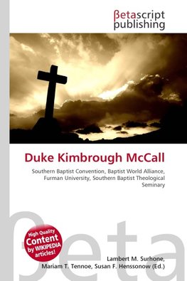Duke Kimbrough McCall