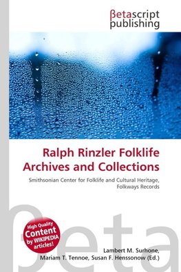 Ralph Rinzler Folklife Archives and Collections