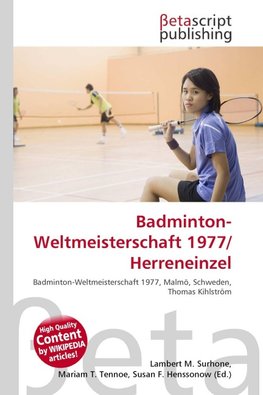 Badminton-Weltmeisterschaft 1977/Herreneinzel