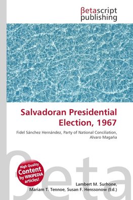 Salvadoran Presidential Election, 1967