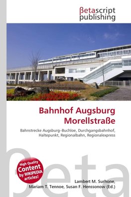 Bahnhof Augsburg Morellstraße