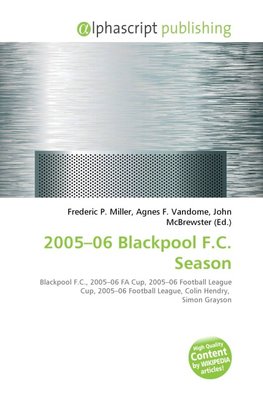 2005-06 Blackpool F.C. Season