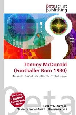Tommy McDonald (Footballer Born 1930)