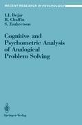 Cognitive and Psychometric Analysis of Analogical Problem Solving