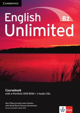 English Unlimited B2 - Upper-Intermediate. Coursebook with e-Portfolio DVD-ROM + 3 Audio-CDs