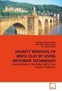 SALINITY REMOVAL OF BRICK CLAY BY USING DIFFERENT TECHNIQUES