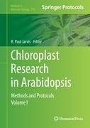 Chloroplast Research in Arabidopsis