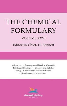 The Chemical Formulary, Volume 26