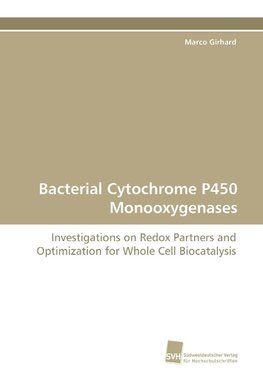 Bacterial Cytochrome P450 Monooxygenases