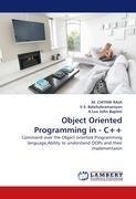 Object Oriented Programming in - C++