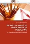 SOURCES ET MODES DE FINANCEMENT DE L''ÉDUCATION