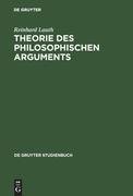 Theorie des philosophischen Arguments
