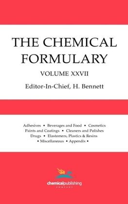 The Chemical Formulary, Volume 27