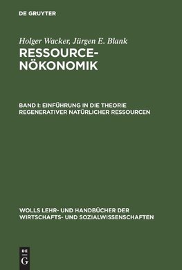 Einführung in die Theorie regenerativer natürlicher Ressourcen