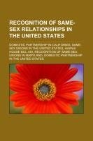 Recognition of same-sex relationships in the United States