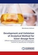 Development and Validation of Analytical Method for lower dosage form