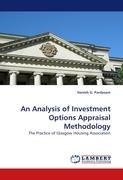 An Analysis of Investment Options Appraisal Methodology
