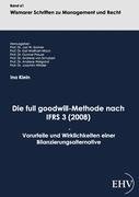 Die full goodwill-Methode nach IFRS 3 (2008)