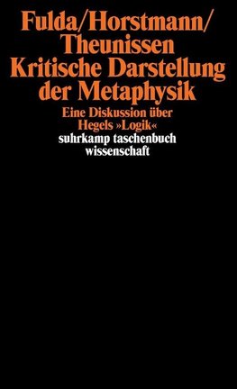 Kritische Darstellung der Metaphysik