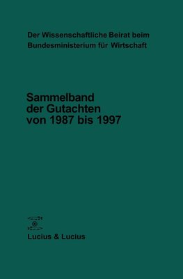 Sammelband der Gutachten von 1987 bis 1997