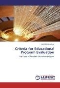 Criteria for Educational Program Evaluation