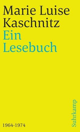 Ein Lesebuch 1964-1974