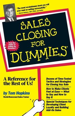 Hopkins, T: Sales Closing For Dummies