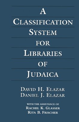 Classification System for Libraries of Judaica