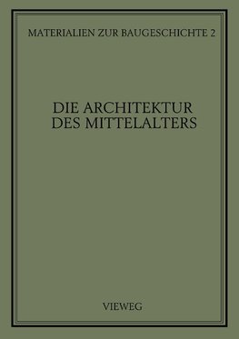 Die Architektur des Mittelalters