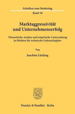 Marktaggressivität und Unternehmenserfolg.