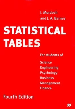 Statistical Tables